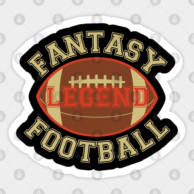 Fantasy Football Legend Sticker by FullOnNostalgia